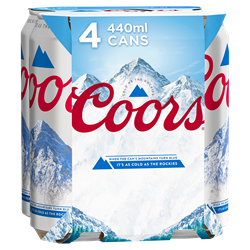 Coors Can 4x440ml