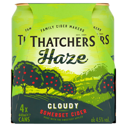 Thatchers Haze Cider Cans 4X440ML
