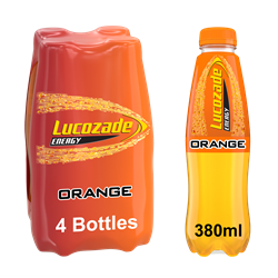 Lucozade Energy Orange 4X380ML