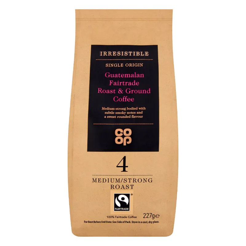 Co-op Irresistible Single Origin Guatemalan Fairtrade Roast & Ground Coffee