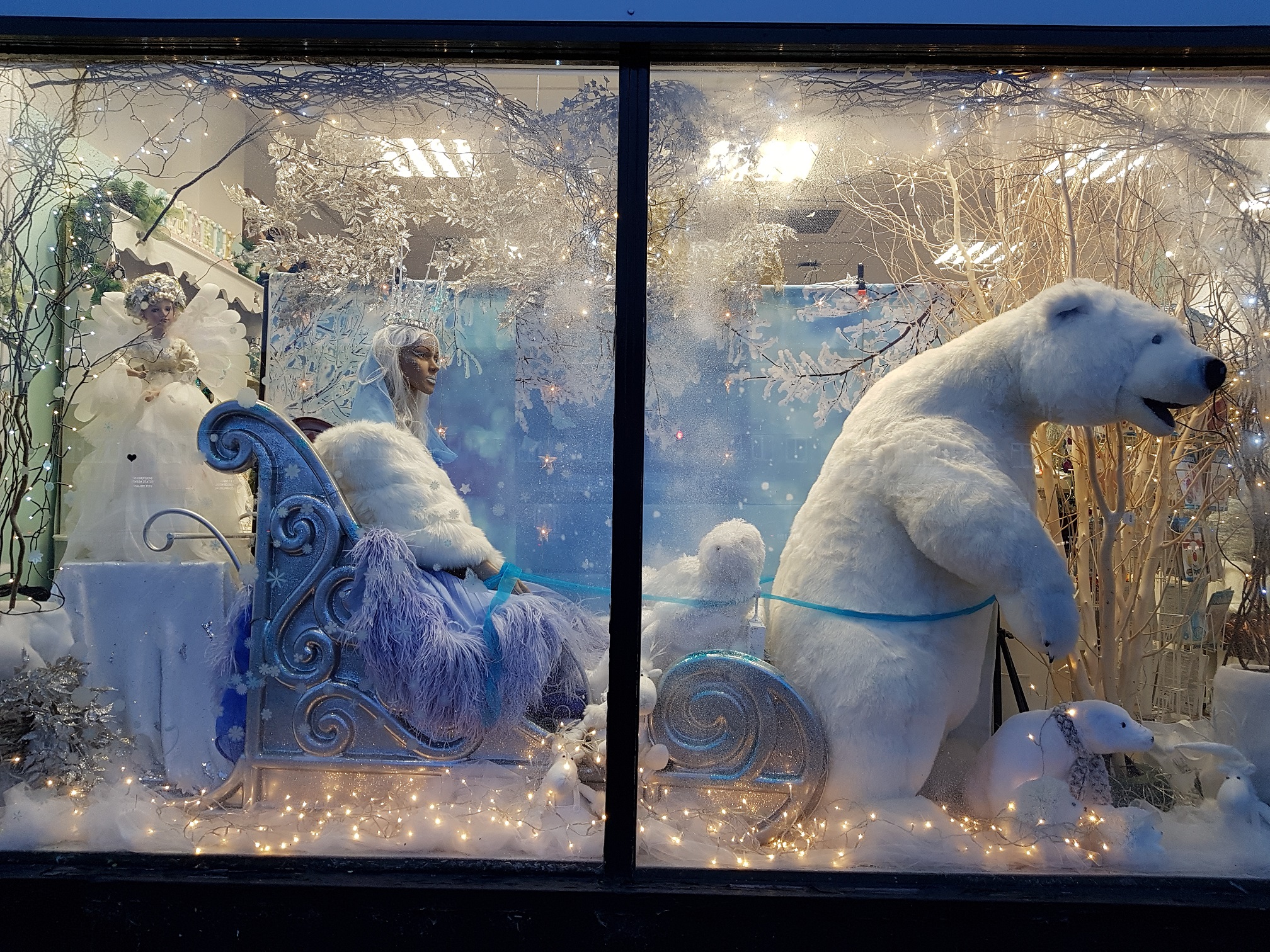 Giant polar bear and snow queen descend on Great Barr as part of