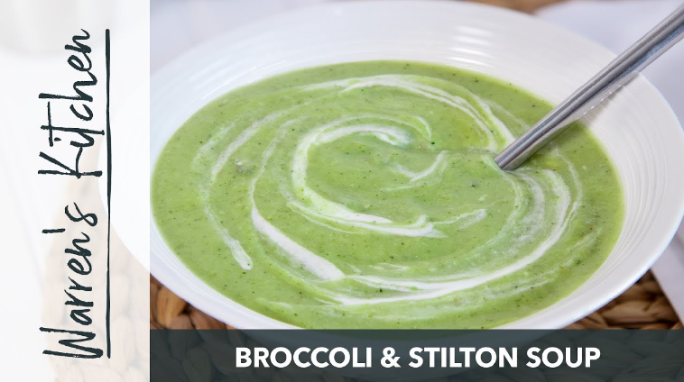 Homemade Broccoli & Stilton Soup