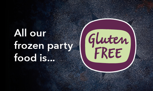 All our frozen party range is gluten free