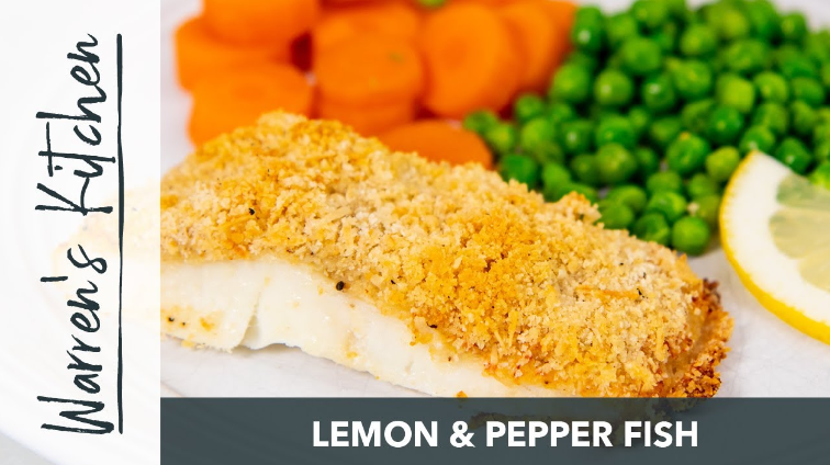 Homemade Lemon & Pepper Cod